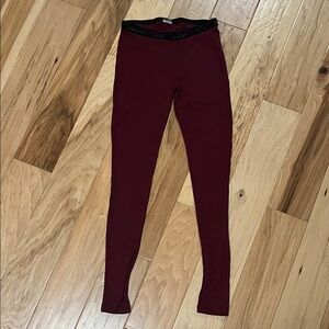 Icebreaker Women's Burgundy Leggings